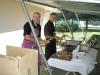 M et JP aux grillades